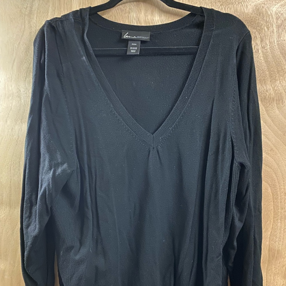Black V Neck Sweater